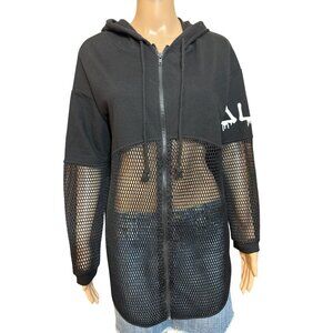 Forever 21 Alec Monopoly Rich Black Hoodie Size Medium